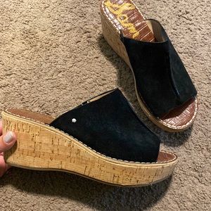 Sam Edelman Ranger cork wedge slides size 8 never worn
